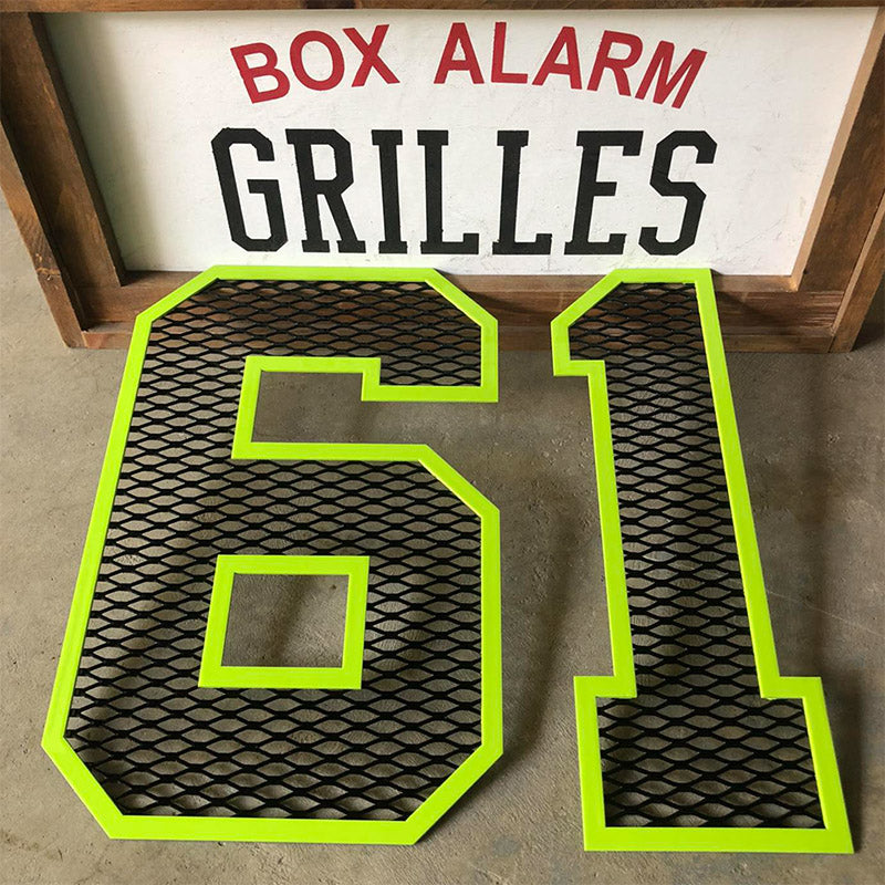 Firegate Numbers Fire Apparatus Grille Numbers - Box Alarm Grilles