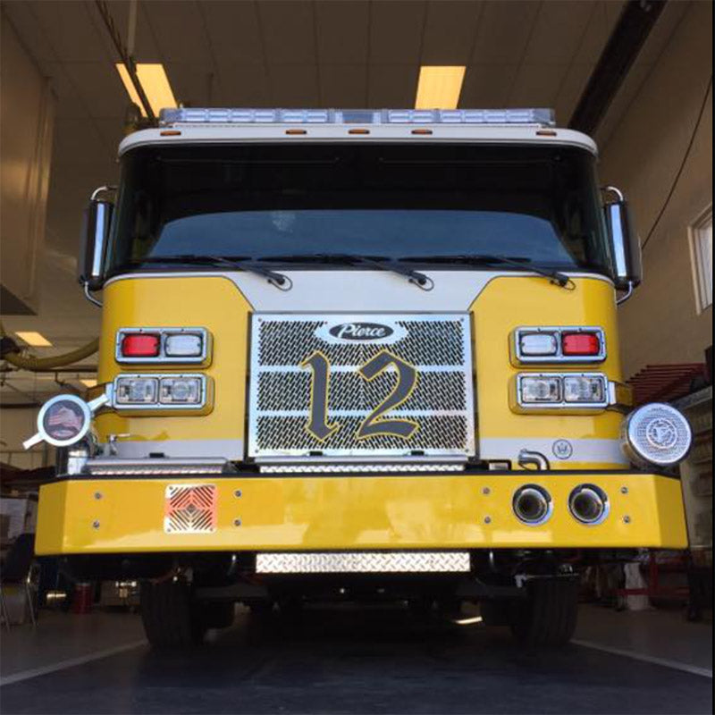 Firegate Numbers Fire Apparatus Grille Numbers - Box Alarm Grilles